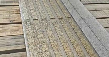 安徽黄金麻盲道石 盲条