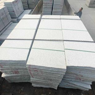 安徽芝麻白毛板，石材毛板