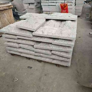 安徽芝麻白蘑菇石，自然面