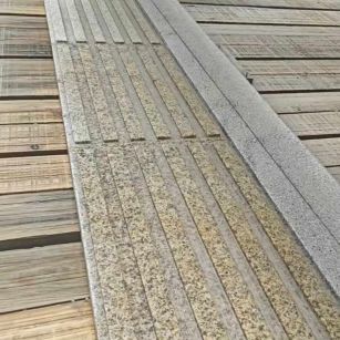 安徽黄金麻盲道石 盲条