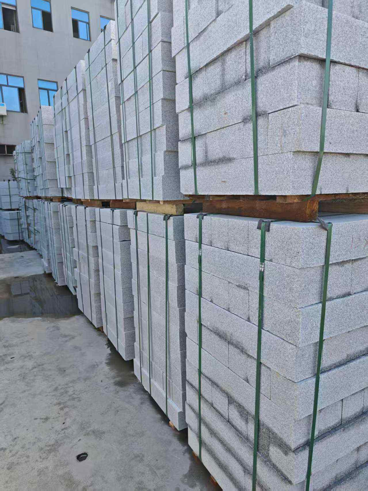 安徽芝麻白路牙石，路侧石